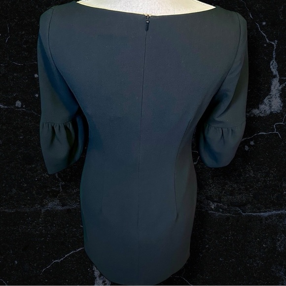 NWT Black Halo ‘Mooreland’ Mini Puff Sleeve Shift Dress in Black Size 0 - Picture 11 of 16